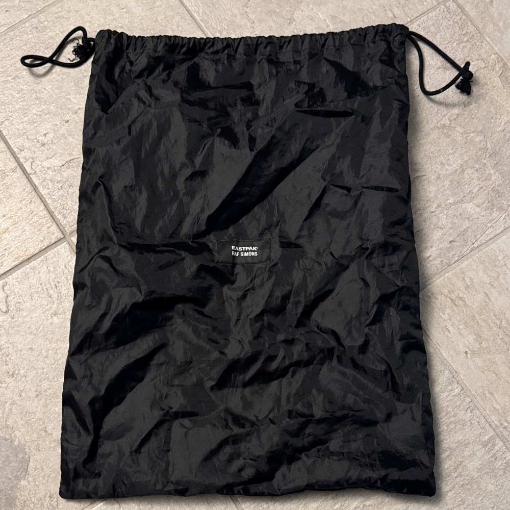 Eastpak Raf Simons Black Drawstring Duffel Bag - image 1